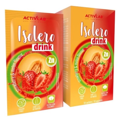 Activlab Isolero Drink, 10x10 Grams Sachets box