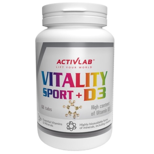 Activlab Vitality Sport+D3, 60 Tablets