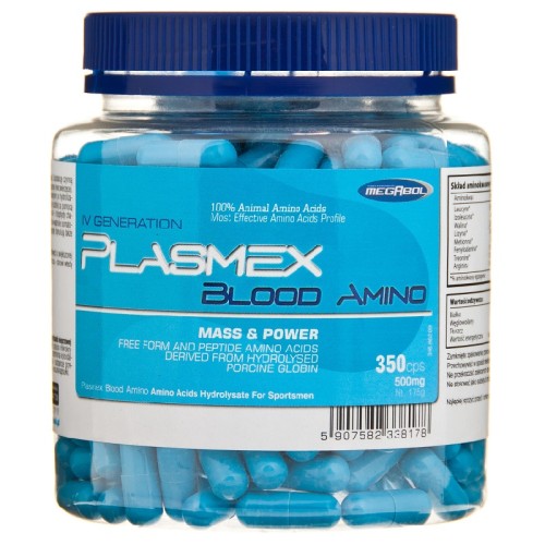 Megabol Plasmex Blood Amino, 350 Capsules