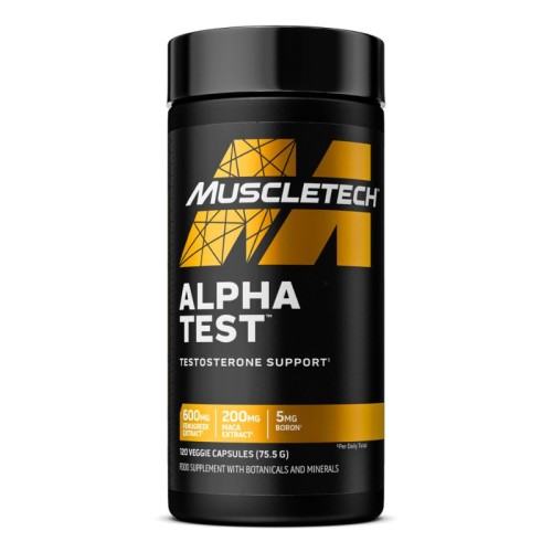 MuscleTech Alpha Test EU, 120 Capsules