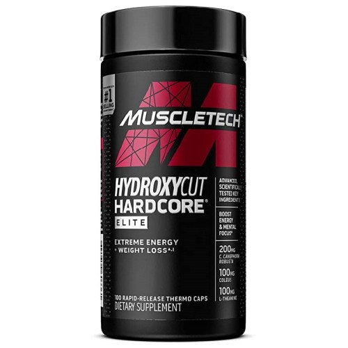 MuscleTech Hydroxycut Hardcore Elite, 100 Rapid-Release Caps
