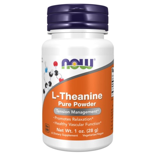 NOW L-Theanine Powder, 28 g