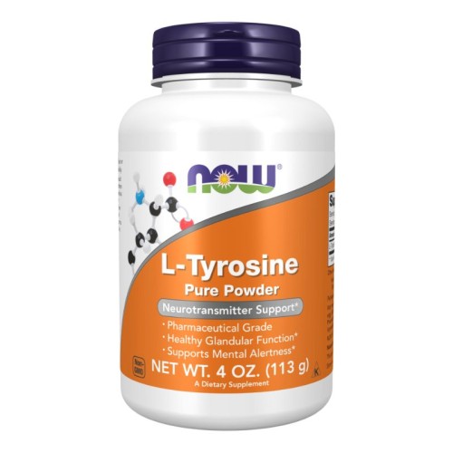 NOW L-Tyrosine Powder, 113 g