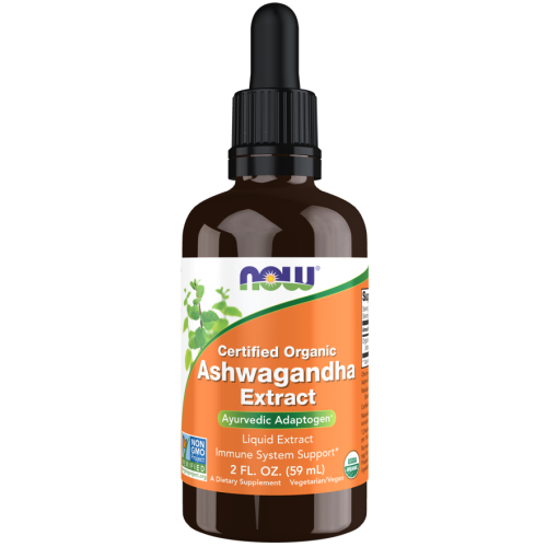 NOW Ashwagandha Extract Organic - Liquid, 59 ml