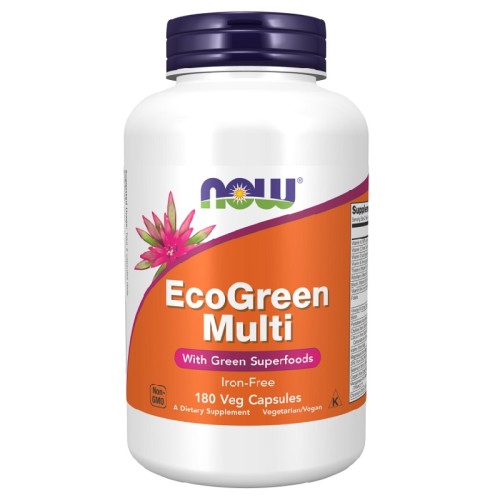 NOW EcoGreen Multi Vitamin, 180 Veg Capsules
