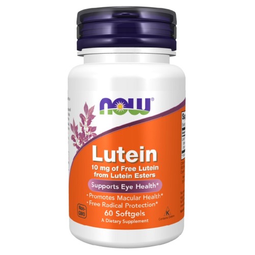 NOW Lutein Esters 10mg, 60 Softgels