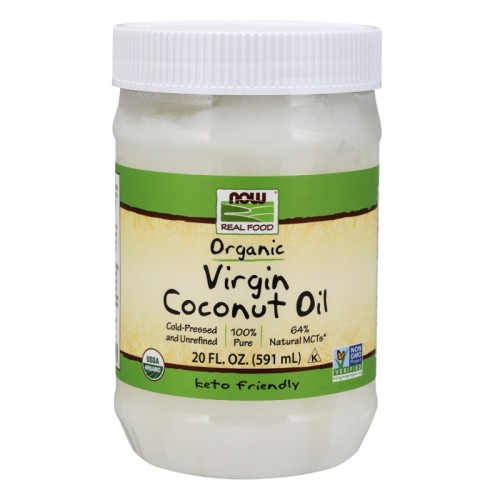 NOW Organic Virgin Coconut Oil, 591 ml