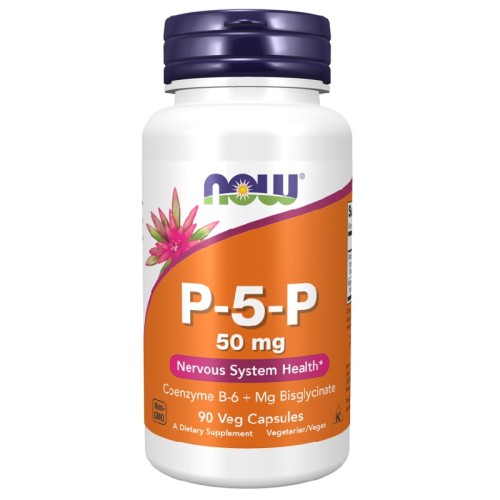 NOW P-5-P 50 mg, 90 Veg Capsules