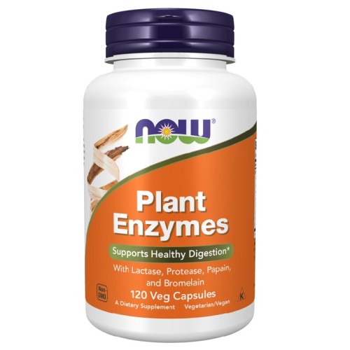 NOW Plant Enzymes, 120 Veg Capsules