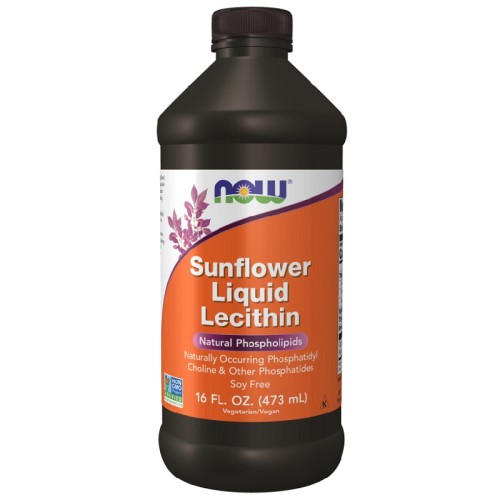 NOW Sunflower Lecithin Liquid, 473 ml.