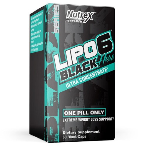 Nutrex Lipo 6 Black Hers Ultra Concentrate, 60 Caps /USA vers/