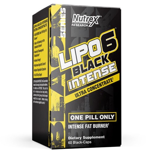 Nutrex Lipo 6 Black Intense Ultra Concentrate, 60 Black-Caps/USA version/