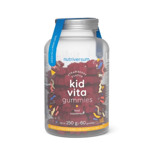 Nutriversum Kid Vita Gummies Strawberry Pouch, 60 Gummies