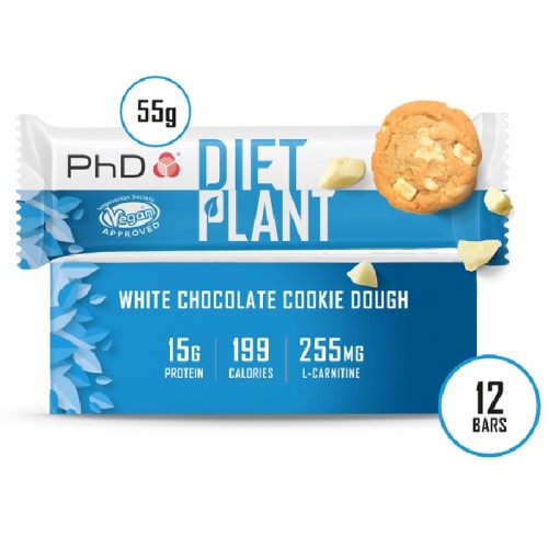 Phd Diet Plant Bar,1x55 Grams/12 bars box/