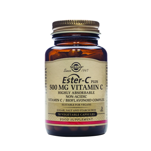 Solgar Ester-C Plus 500 mg, 50 vegetable capsules