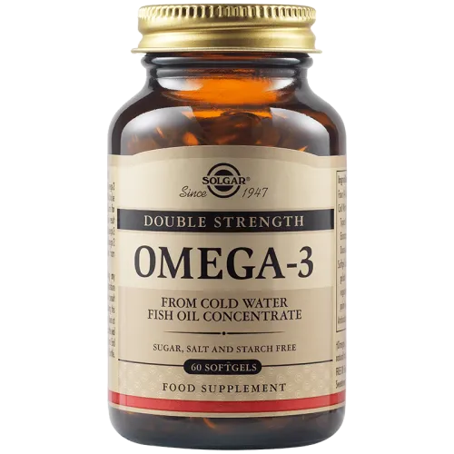 Solgar Omega-3 Double Strength, 60 softgels