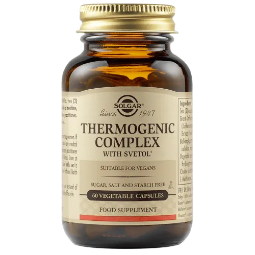 Solgar Thermogenic Complex with Svetol, 60 vegetable capsules