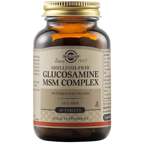 Solgar Glucosamine MSM Complex, 60 tablets