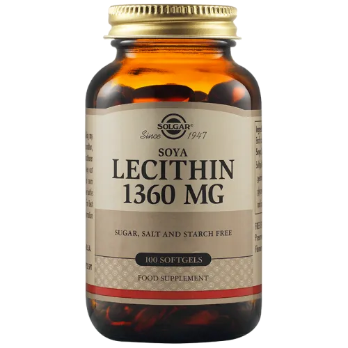 Solgar Lecithin 1360 mg, 100 softgels