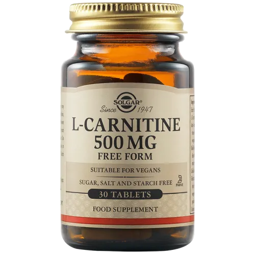 Solgar L-Carnitine 500 mg, 30 tablets