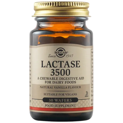 Solgar Lactase 3500, 30 chewable tablets